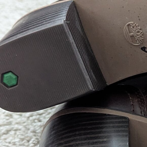 Timberland Women's Leather Brynlee Park Heeled Chelsea Ankle Boot in Brown 5.5 - Picture 9 of 9